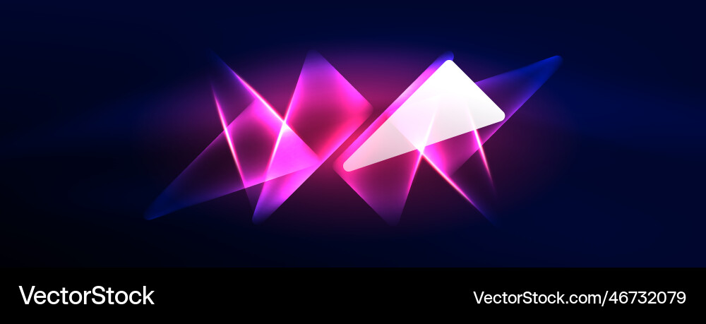 Neon lights hacking geometric background virtual Neon lights hacking geometric background virtual vector image