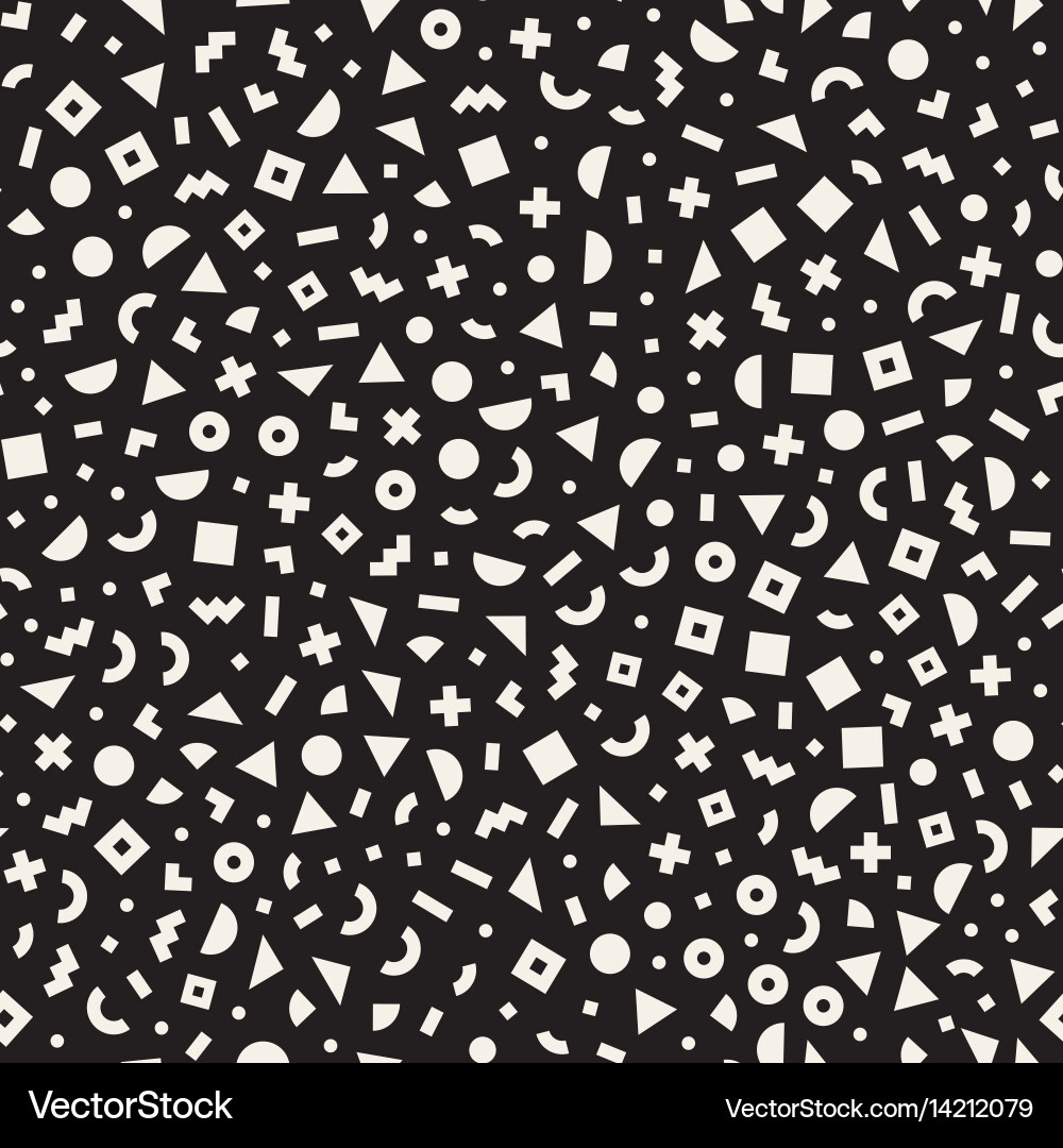Seamless primitive jumble minimalism patterns Vector Image