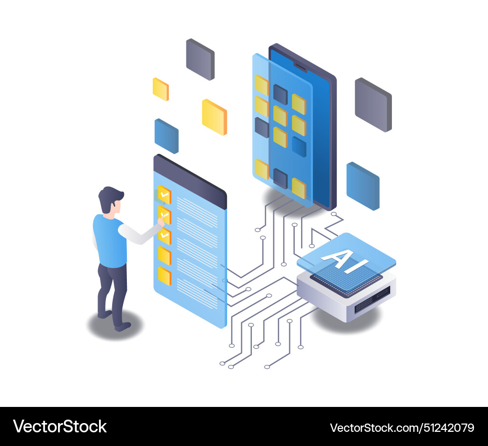 Smartphone App Testing Checklist vector image