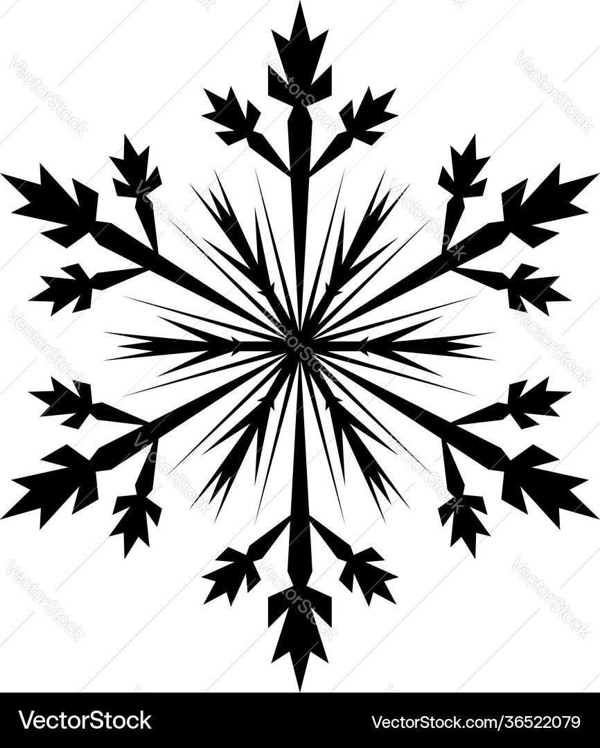 Snowflake icon Snowflake icon vector image