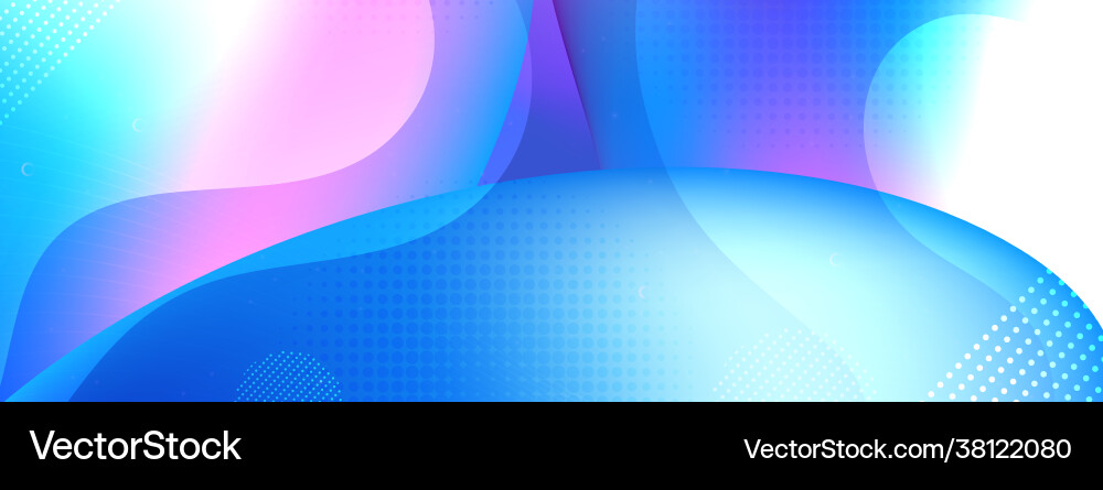 Abstract dynamic colorful gradient background vector image