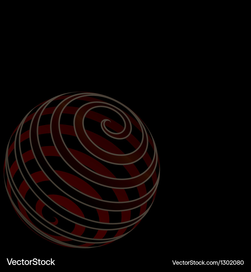 Abstract Globe Background Vector Image