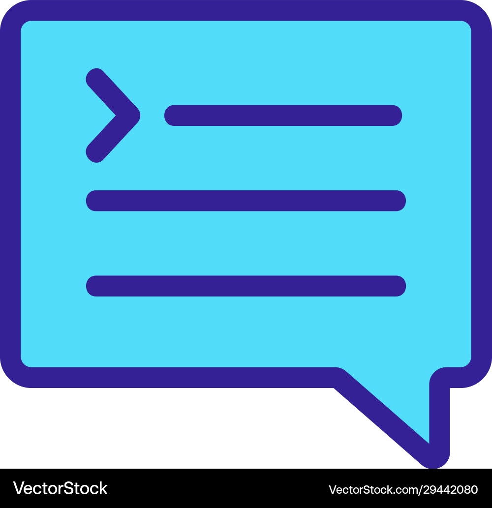Code programming icon isolated contour Code programming icon isolated contour vector image