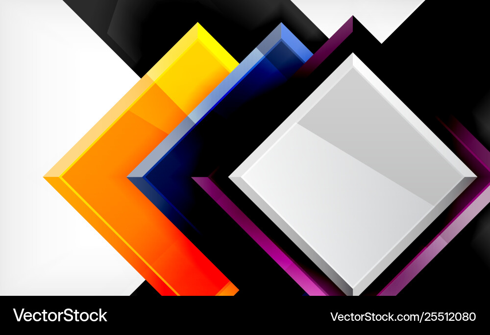 Colorful square and rectangle blocks background Colorful square and rectangle blocks background Vector Image