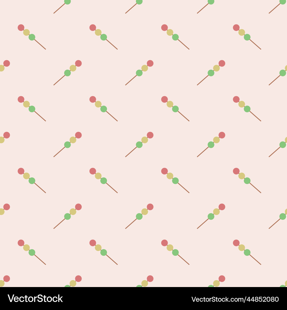Dango seamless pattern Dango seamless pattern Vector Image