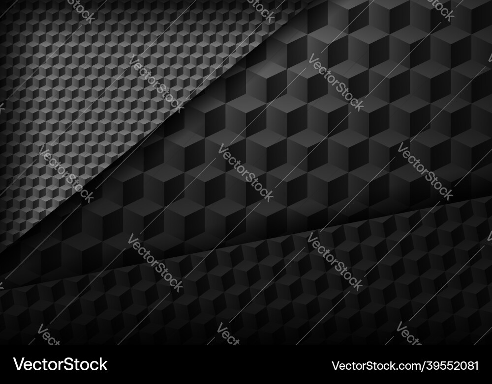 Abstract texture from dark 3d cubes art background Abstract texture from dark 3d cubes art background vector image