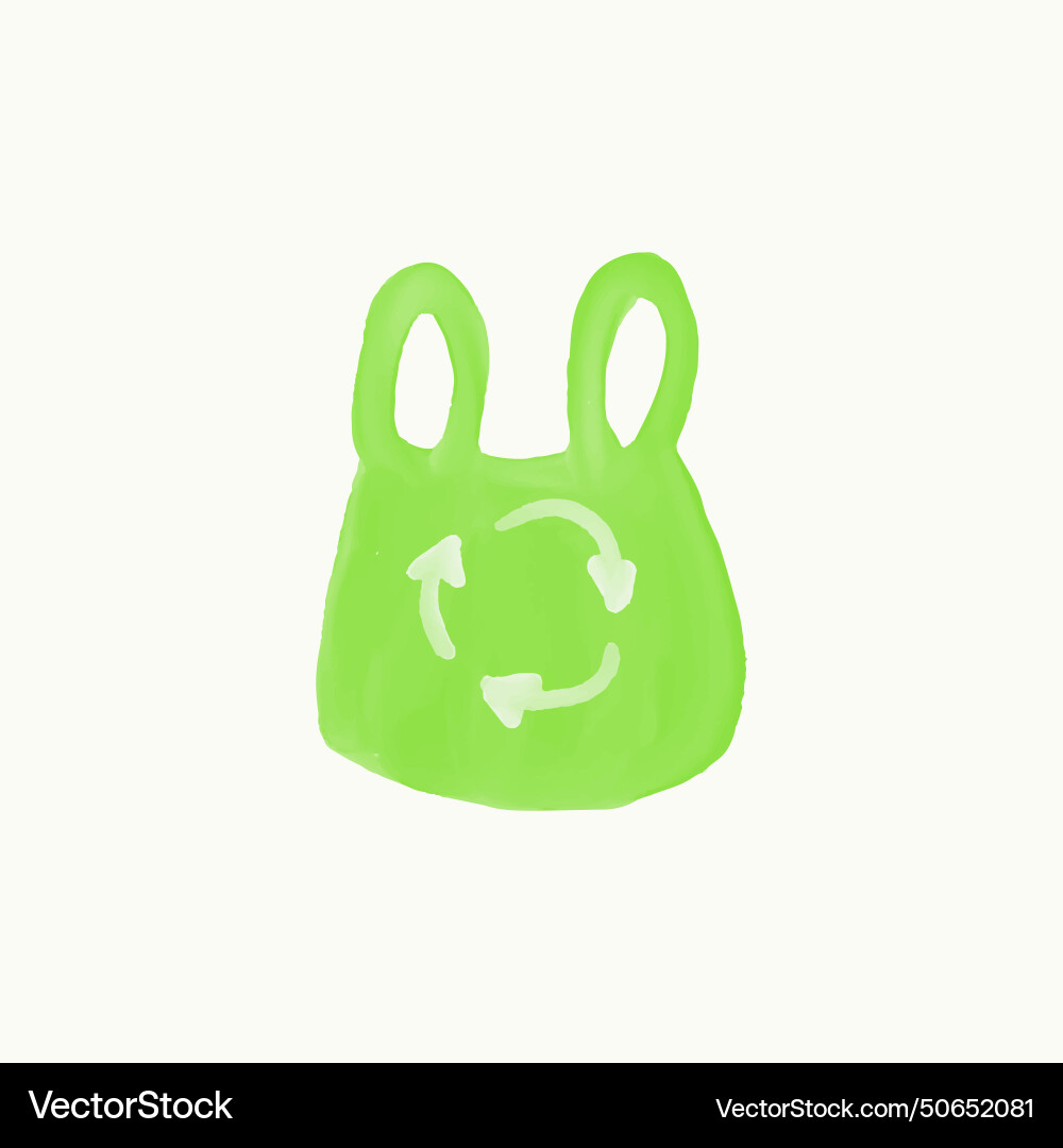 Environmentally friendly concept biodegradable Vector Image