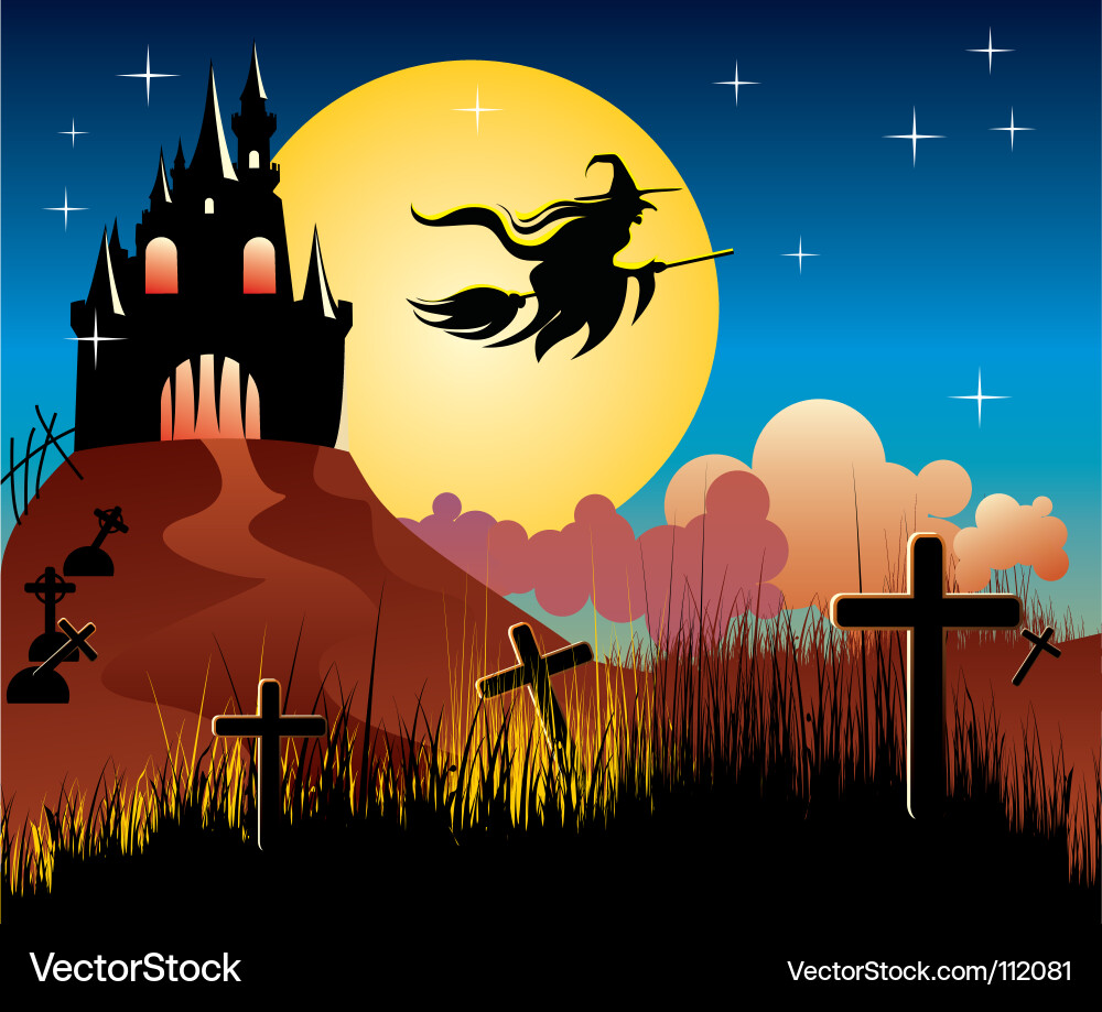 Halloween kürbis spooky Vektorbild