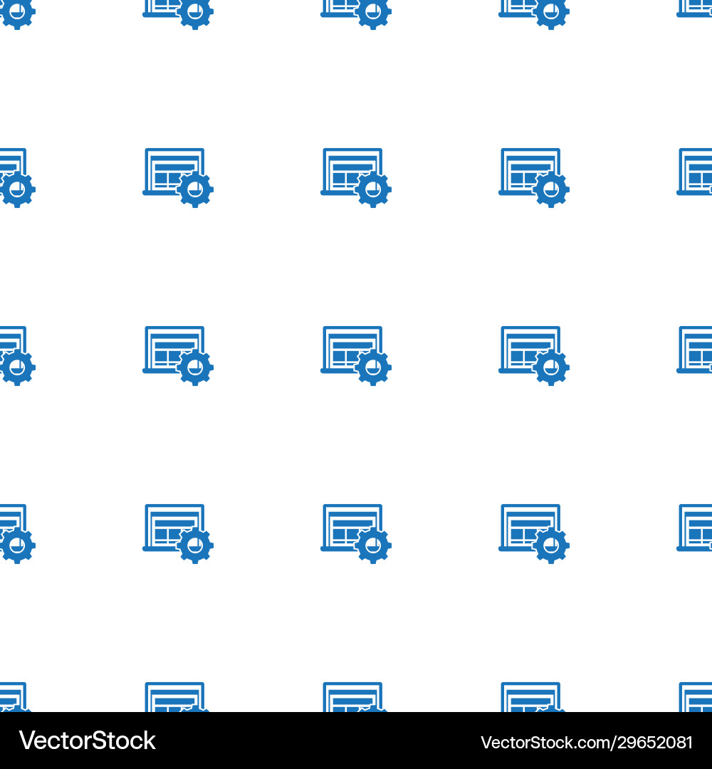 Interactive course icon pattern seamless isolated Interactive course icon pattern seamless isolated vector image