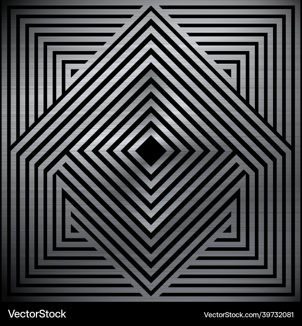 Metallic Abstract Grid Background Vector Image