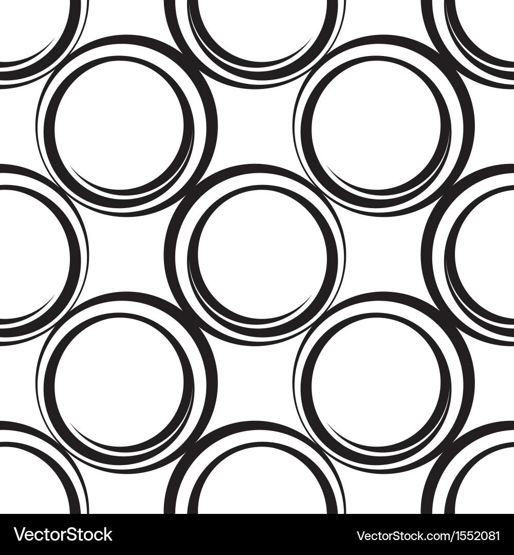 Seamless pattern with circles vector image