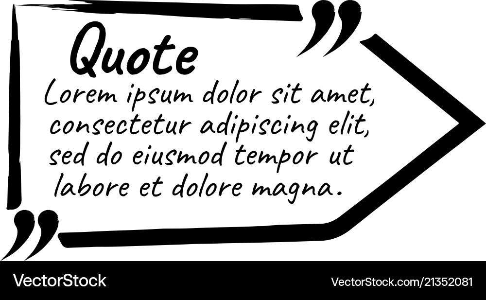 Set of quote blank with text icon and label Set of quote blank with text icon and label vector image
