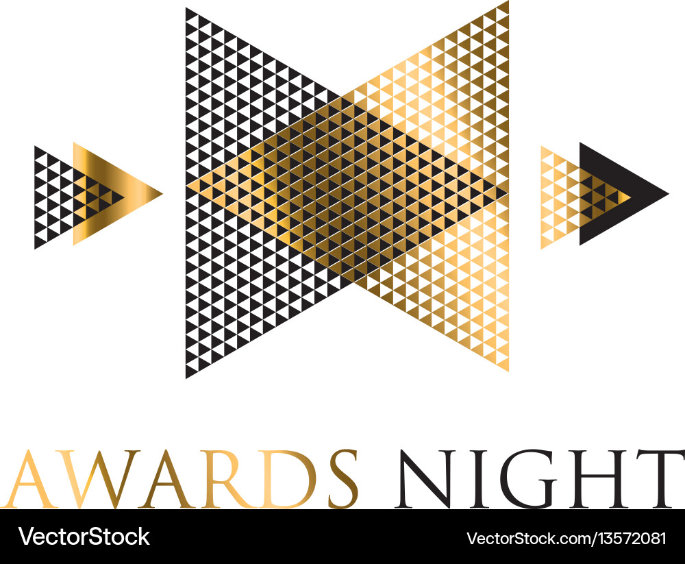 Triangle geometry abstract for header invitation vector image