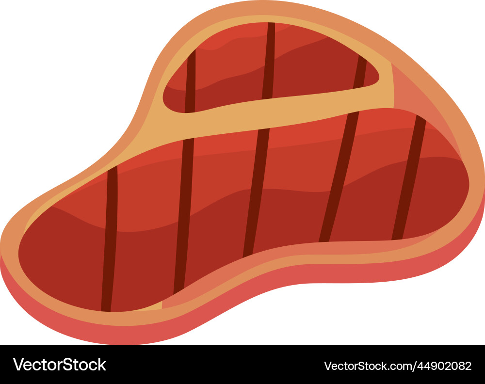 Beef steak icon Royalty Free Vector Image - VectorStock