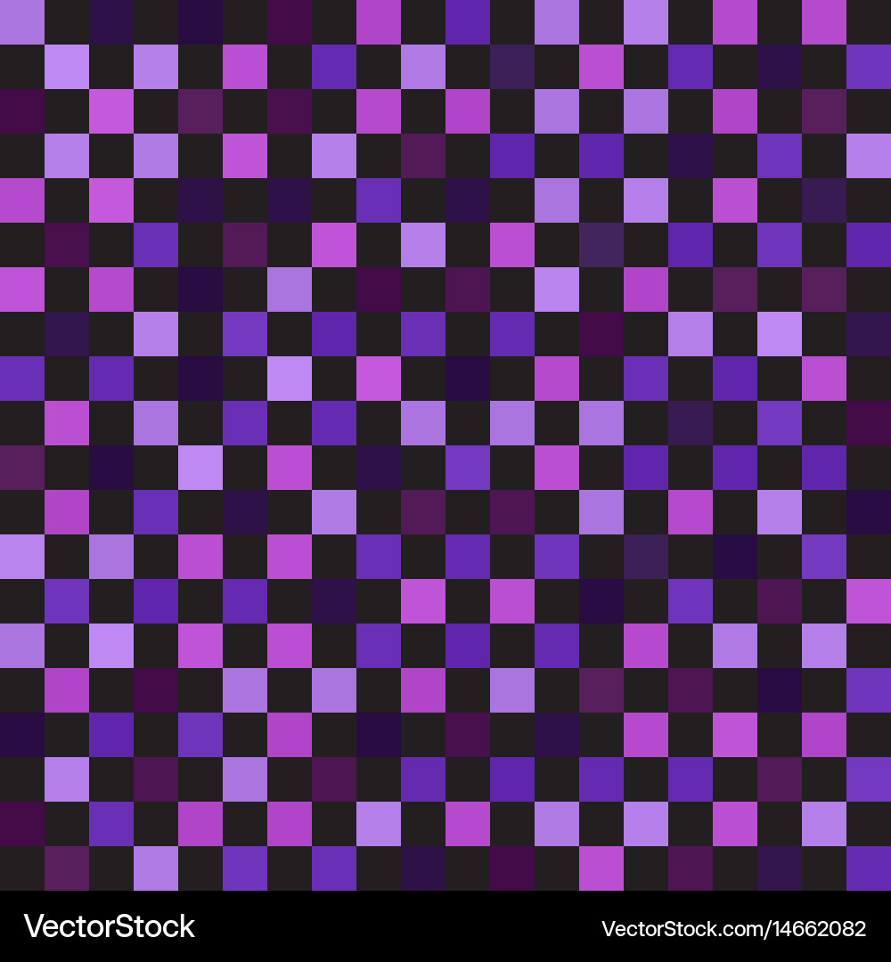 Checkerboard pattern seamless square background vector image