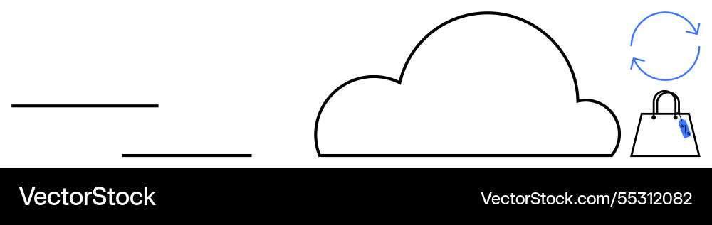 Cloud storage and data synchronization concept Cloud storage and data synchronization concept Vector Image