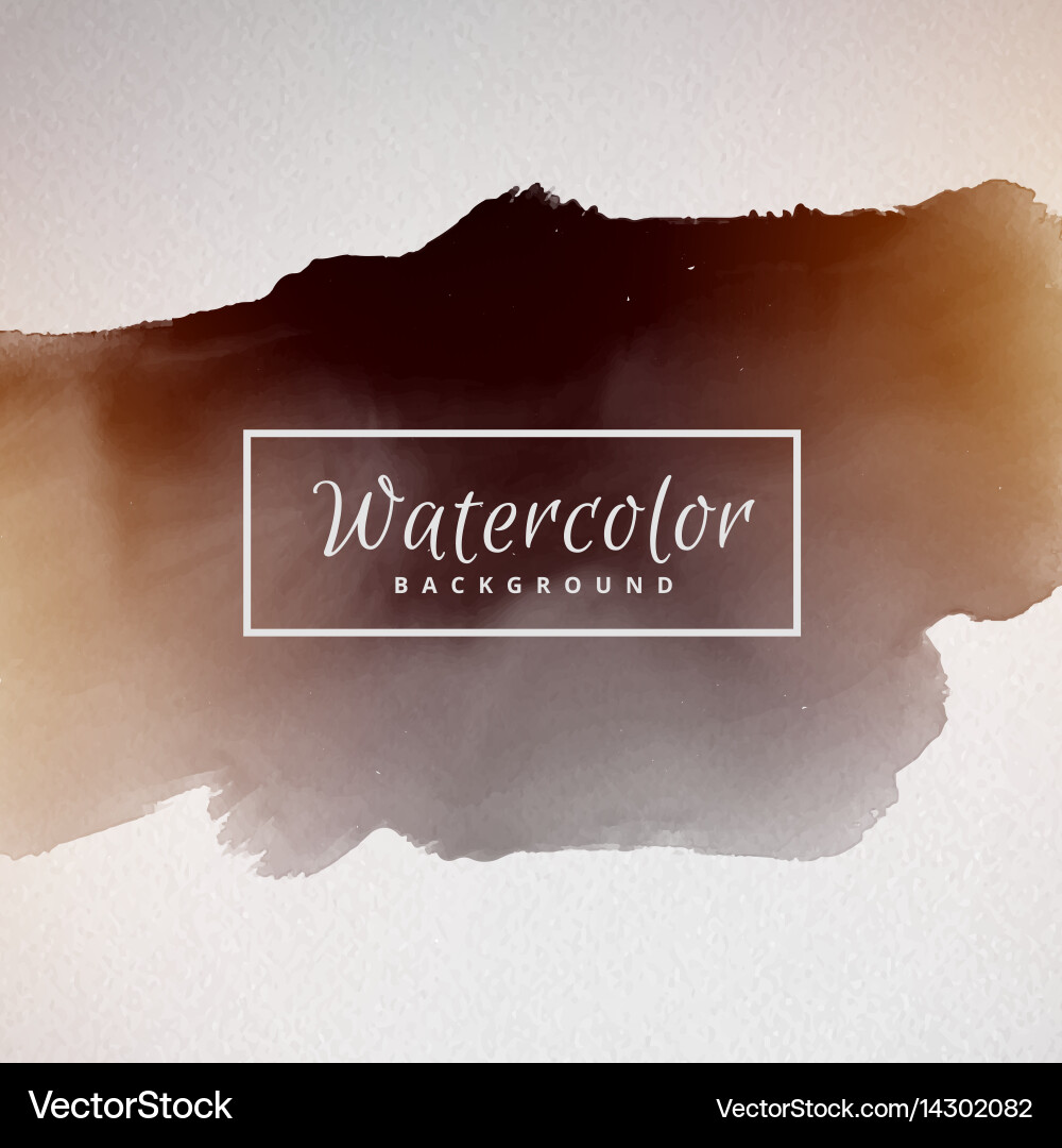 Dark Watercolor Cloud Background Vector Image