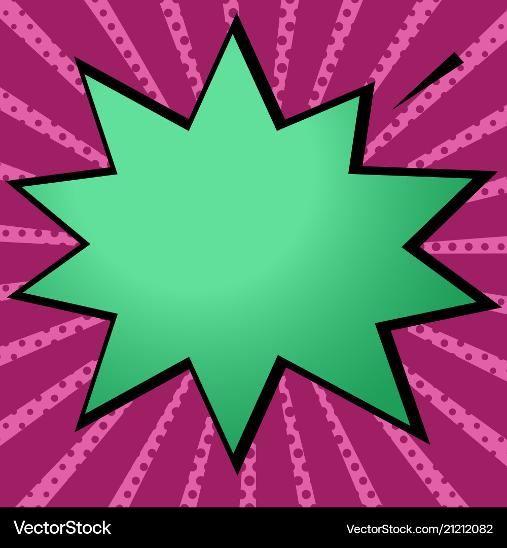 Dynamic Pop Art Background vector image