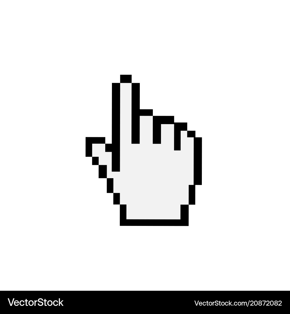 Mouse hand cursor vector image