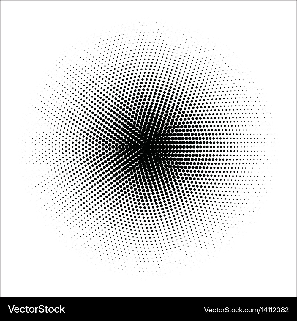 Retro style dotwork background abstract vector image
