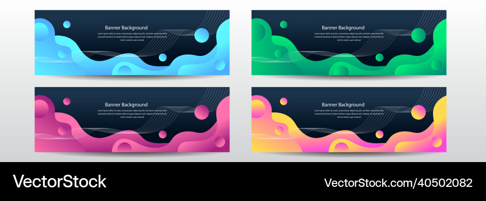 Web banner design template header for site Web banner design template header for site vector image