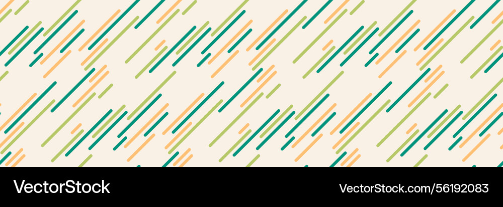 Abstract diagonal lines pattern in muted greens Vector Image
