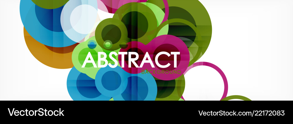 Circle composition abstract background Circle composition abstract background vector image