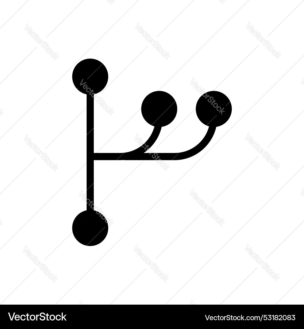 Code branch icon set merge data request symbol Code branch icon set merge data request symbol Vector Image