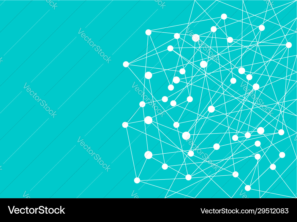 Connecting dots and lines Connecting dots and lines vector image