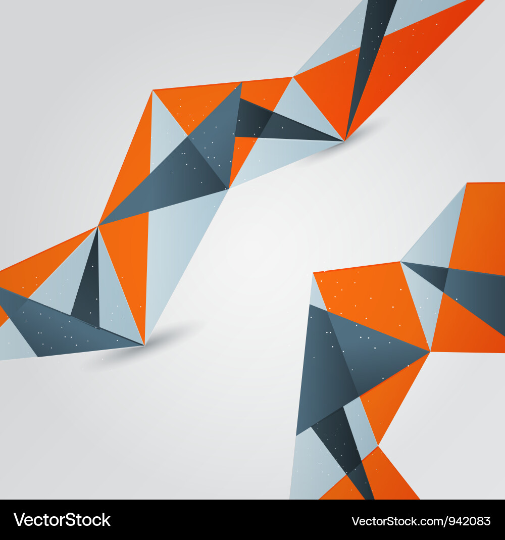 Geometric Background with Overlapping Shapes vector image