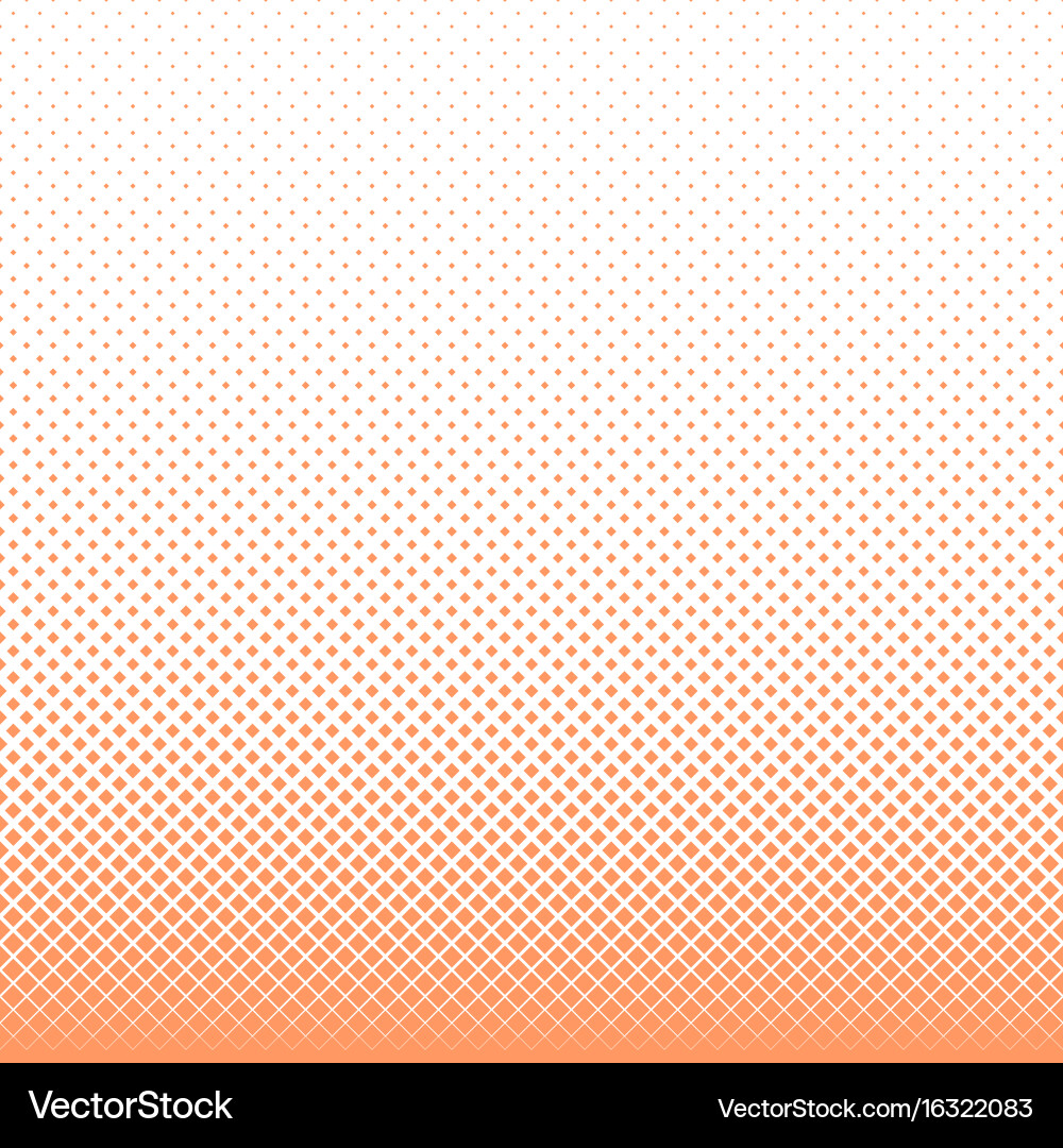 Geometrical halftone square pattern background vector image