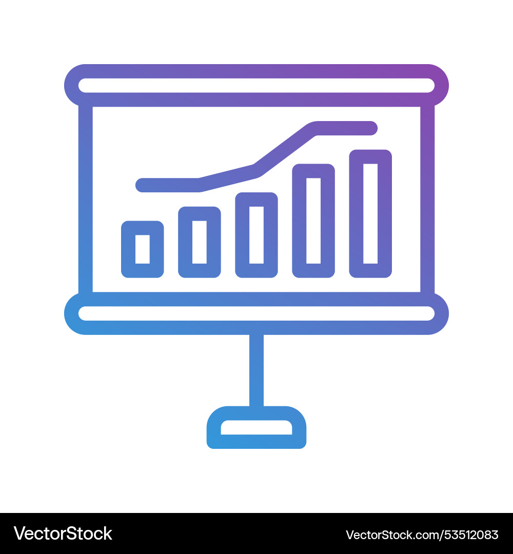 Graph gradient icons can be used for diagrams Graph gradient icons can be used for diagrams vector image