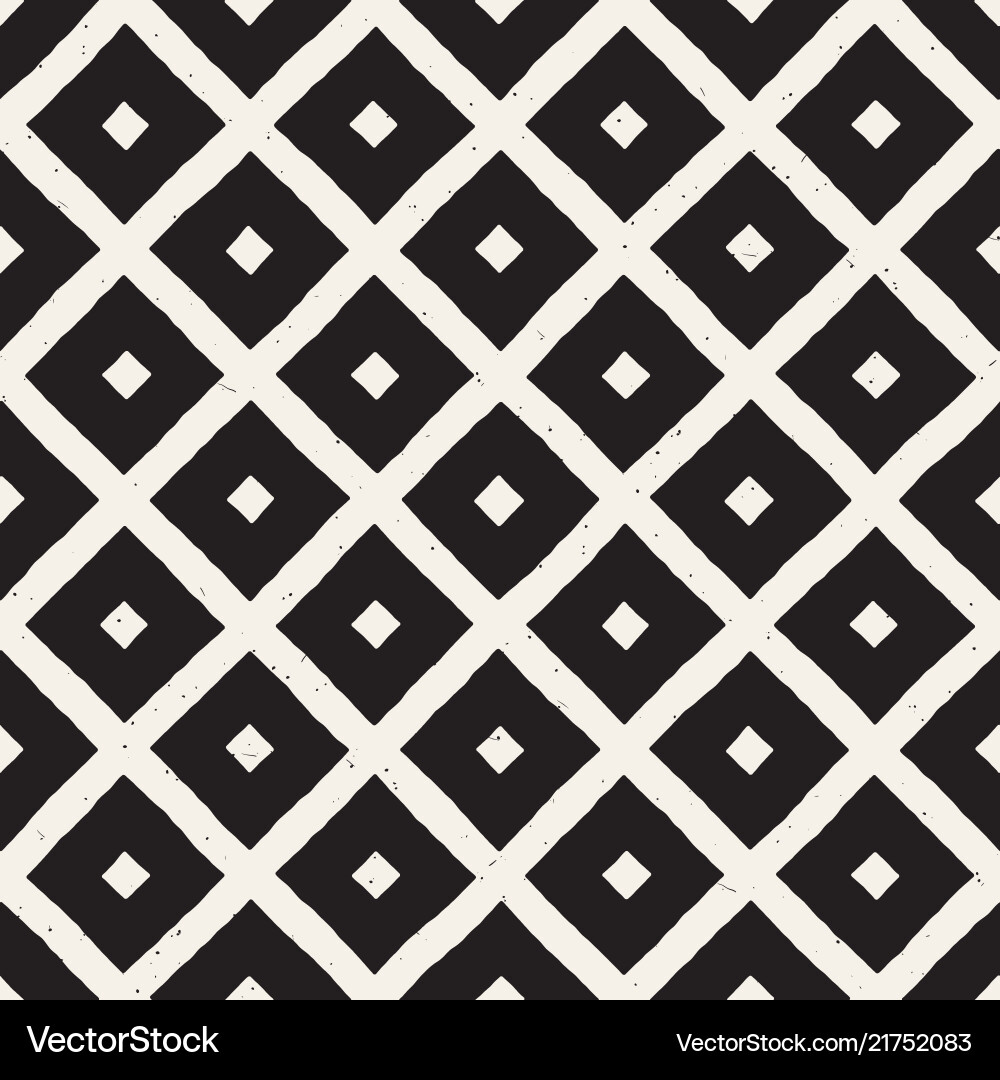Hand drawn seamless repeating pattern with lines Vector Image
