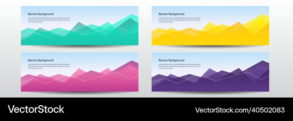 Web banner design template header for site Web banner design template header for site vector image