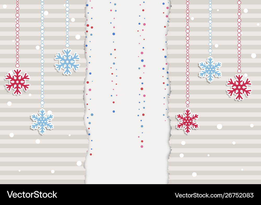 Weihnachten mit Streifen und Schneeflocken Weihnachten mit Streifen und Schneeflocken vektorbild