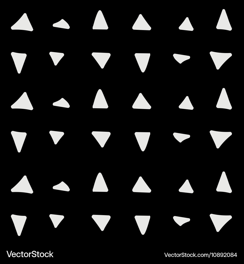 Pattern minimalist background triangle retro vector image