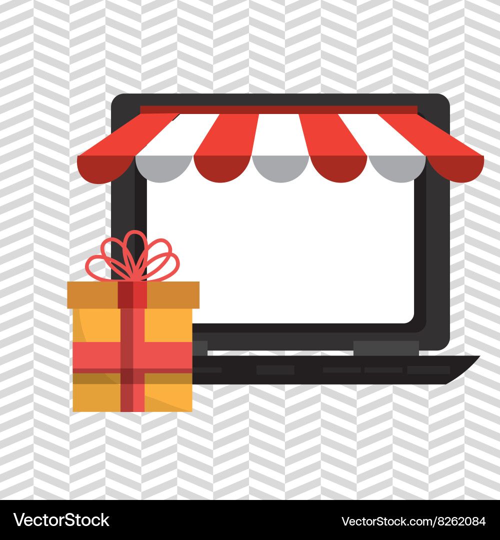 Portable computer design Vector Image