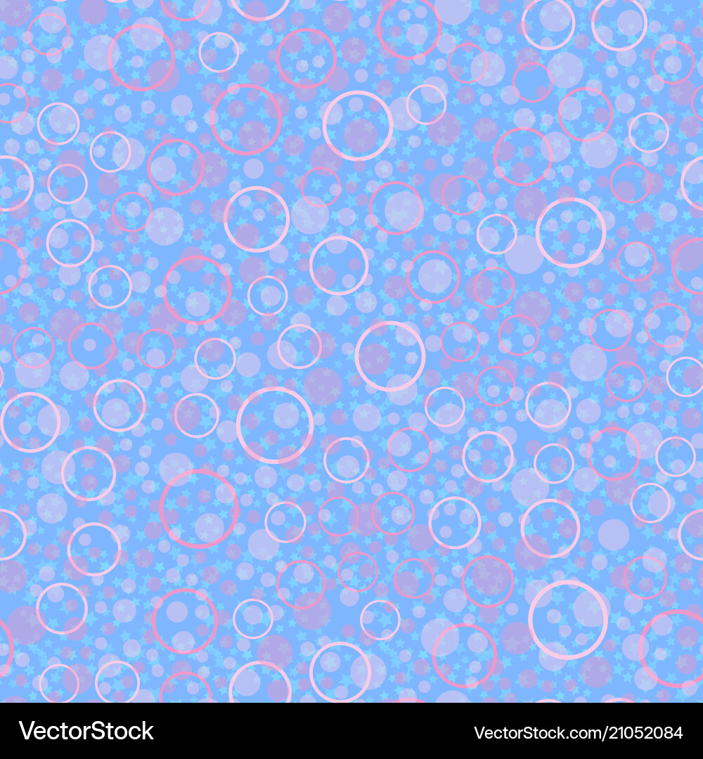 Seamless pattern with soap bubbles Seamless pattern with soap bubbles vector image