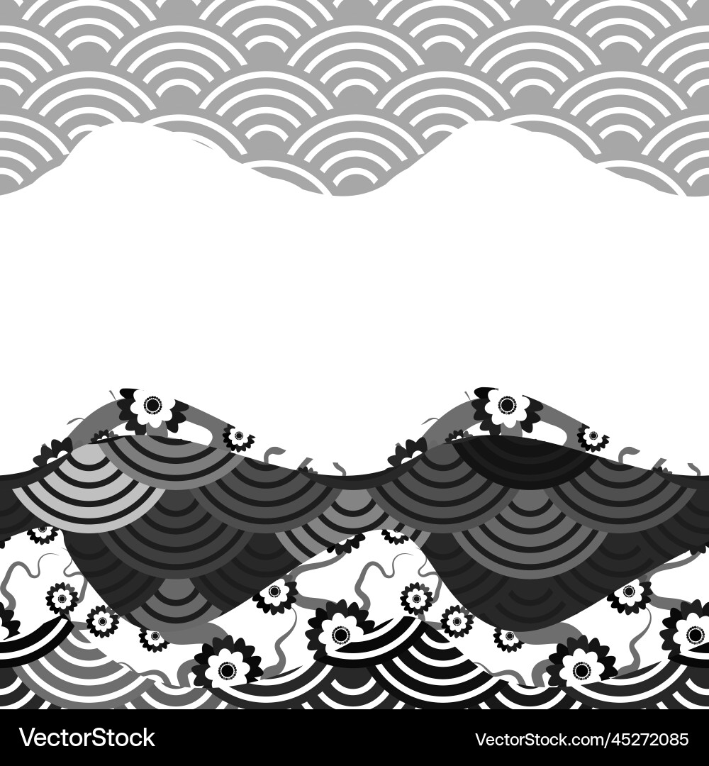 Banner template for your text pattern scales Banner template for your text pattern scales Vector Image