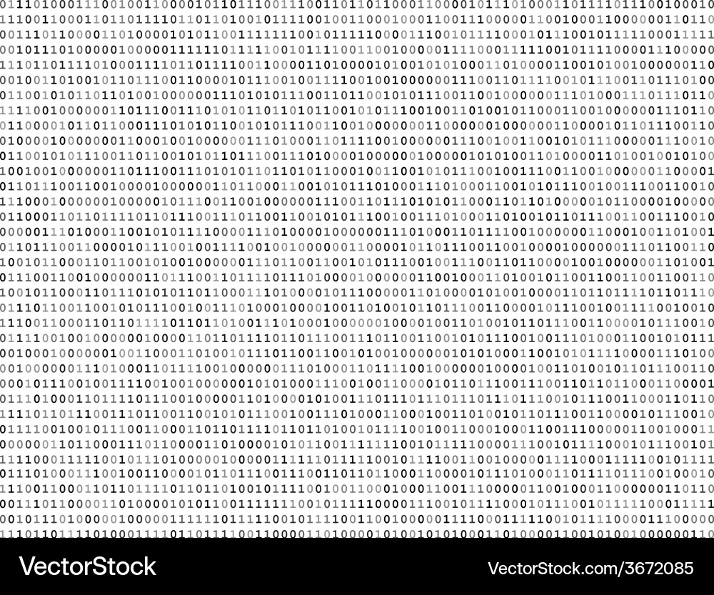 Binary Code Sheet vector image
