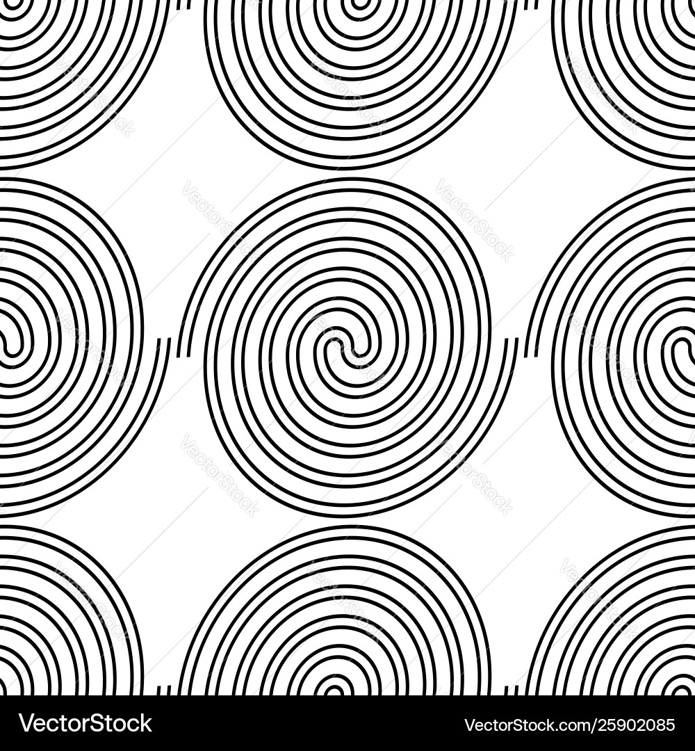 Design seamless spiral pattern Design seamless spiral pattern vector image