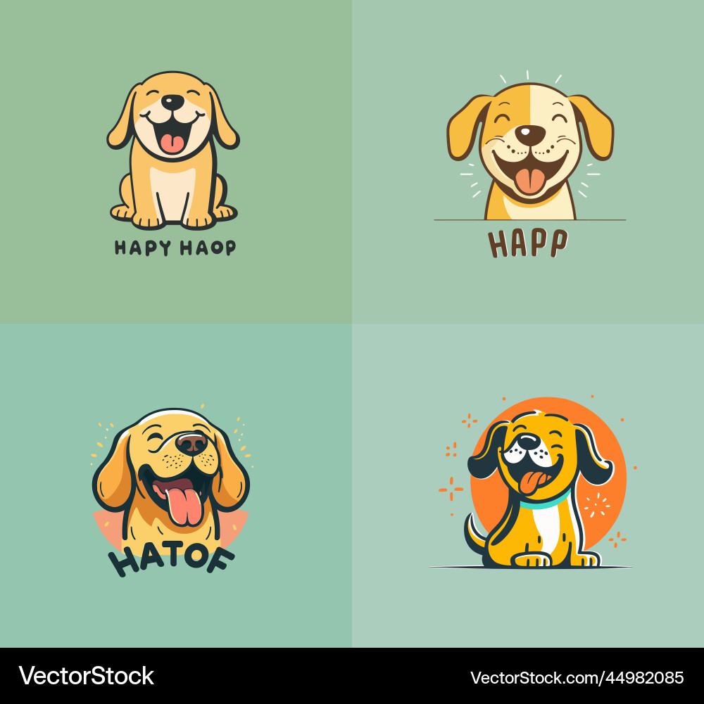 Dogs setzen Logo Symbol Vorlage für Grafik Dogs setzen Logo Symbol Vorlage für Grafik vektorbild