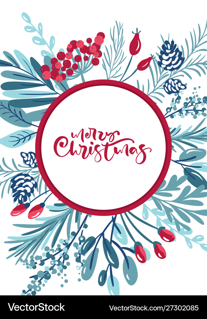 Frohe Weihnachten Kalligraphische Schrift hand Frohe Weihnachten Kalligraphische Schrift hand vektorbild