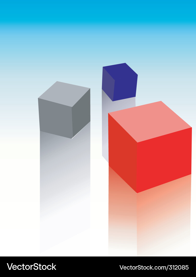 Graphical blocks Vector Image