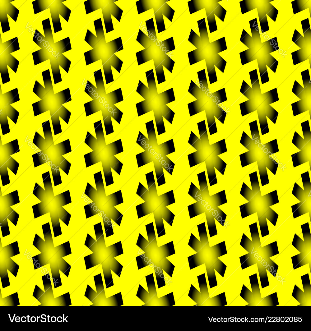 Seamlessly repeatable pattern with cross shapes vector image
