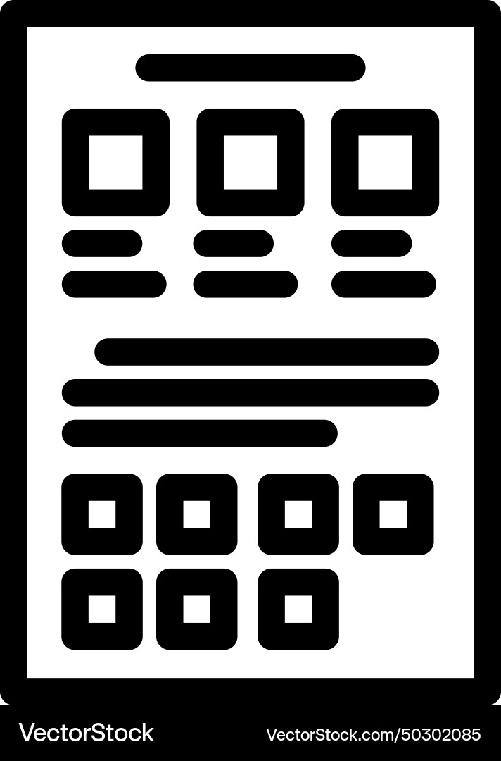 Style guide ux ui design line icon Style guide ux ui design line icon vector image
