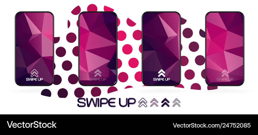 Triangular polygonal geometric background swipe Triangular polygonal geometric background swipe vector image