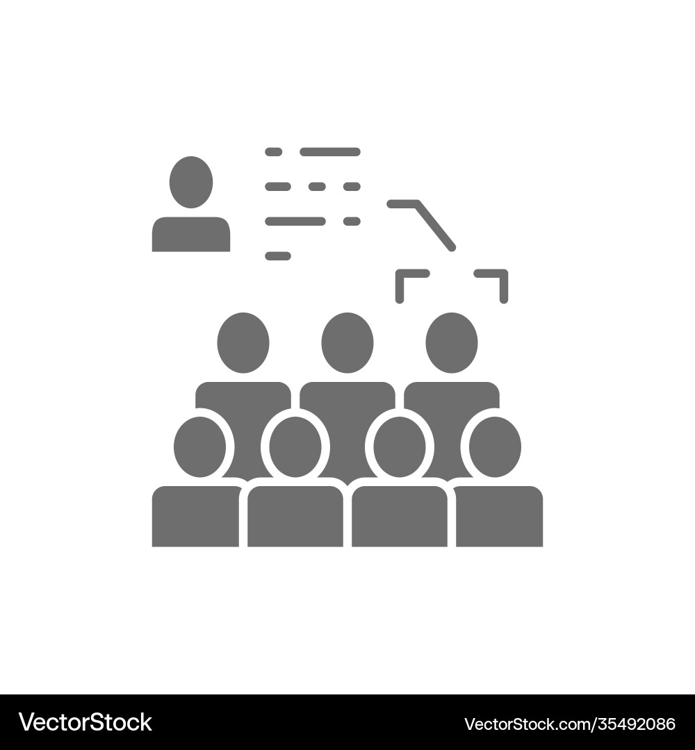 Face recognition in crowd identification Vector Image