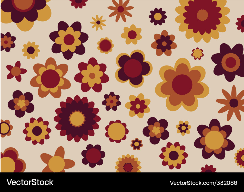 Retro abstract pattern vector image