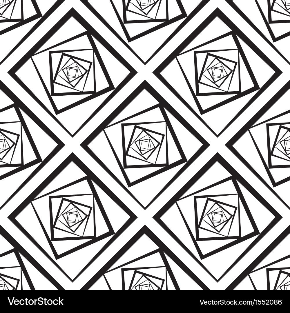 Seamless pattern with squares vector image